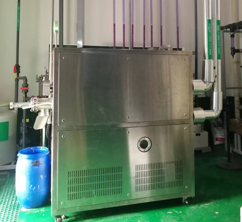 噶尔县无锡某电子汽车有限公司ZQ-JJ-1T蒸汽低温结晶蒸发设备制程废液案例